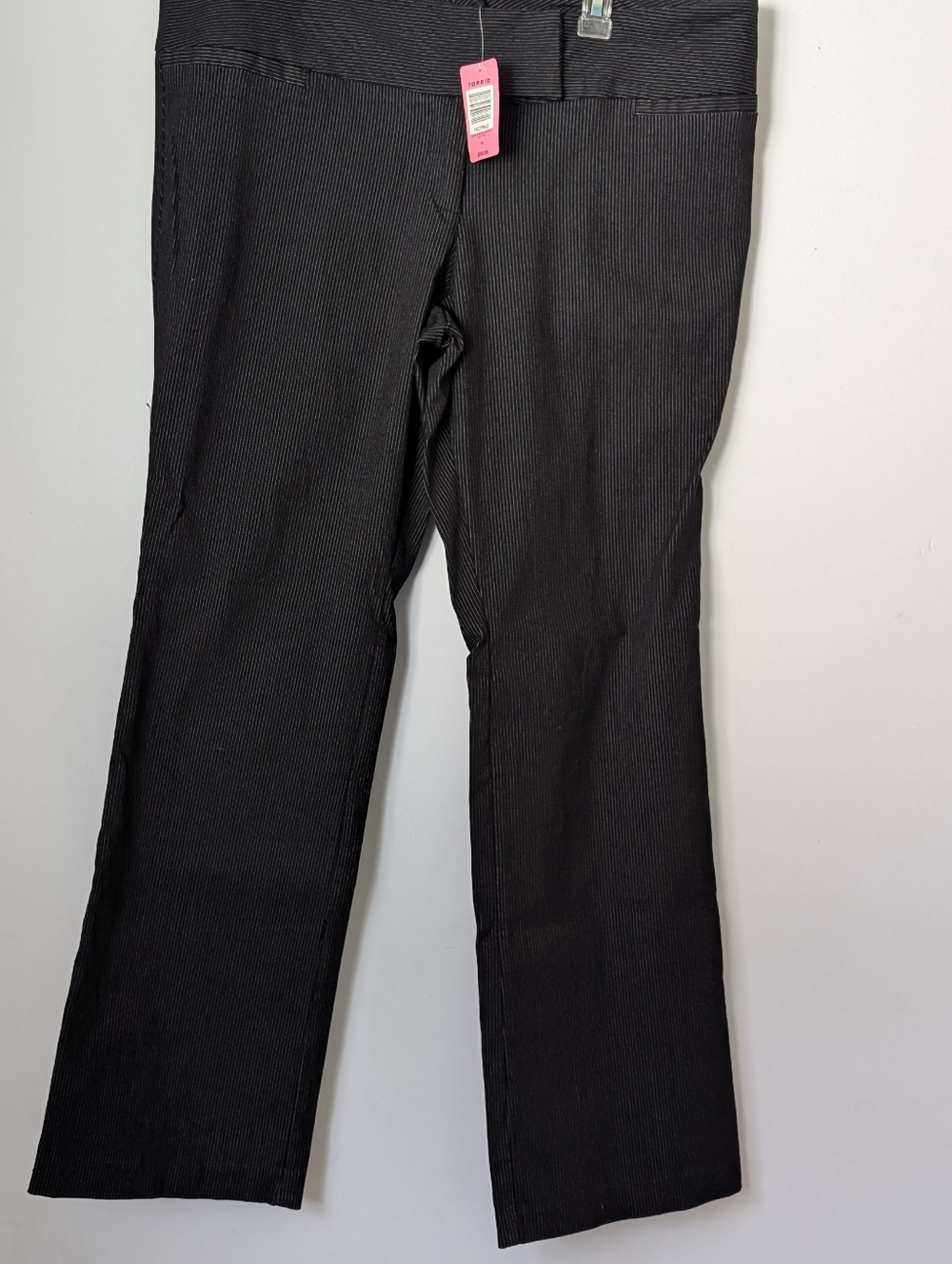 Torrid Straight-Leg Pinstripe Trousers